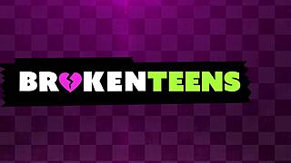 super hot teen with juicy ass gets fucked deeply by monster cock.