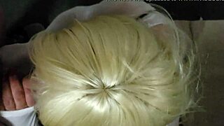 zoey feels excited giving blowjob after work.