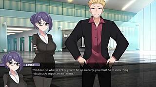 Why didn't you keep your promise? she asks in the hentai sex scene