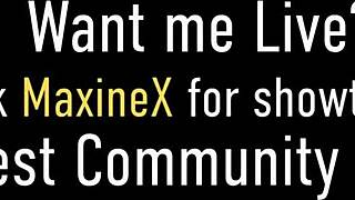 Maxine X sucks Scott's cock then tries the fuck machine 😏