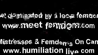 how do you even jerk that tiny 18+ little 18+ cock off sph with bdsm masturbation pov humiliation femdom