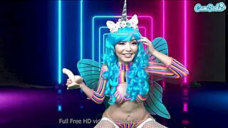 Asian Marica Hase Rides Sybian to Wild Orgasm Bliss