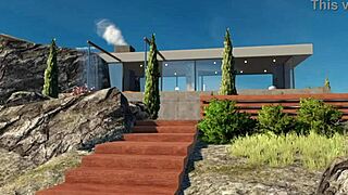 surprise visitor with big tits