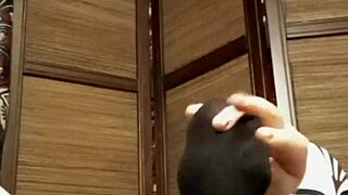 I'm so horny in my stockings, fetish play!