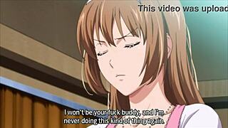 Anime girl cheats on her boyfriend with a random guy