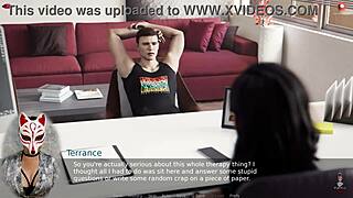 ms denvers casually shows upskirt in see-through pantyhose during teacher game.