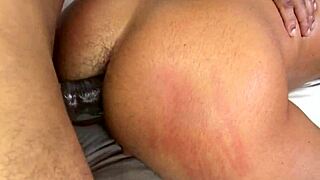 Amateur guy gets fucked by two huge black cocks in gay porn