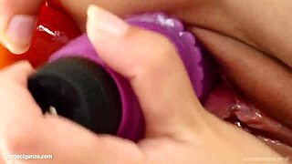 solo masturbation with peaches gonzo style on give me pink