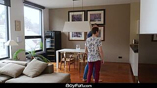 This house tour leads to a bareback fuck