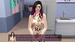 Free-Use Office Slut Humiliated by Workers in Part 5 - DDSims