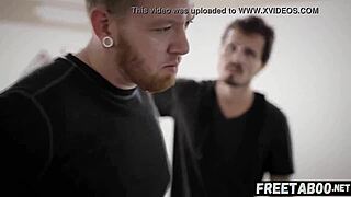 Maid Candice Dare's intense 3some with double penetration and creampie