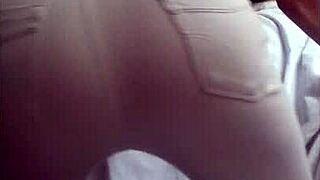 Latina beauty's wild anal play with dildo