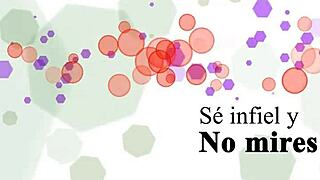 Latina engages in voyeur blowjob and cumshot infidelity