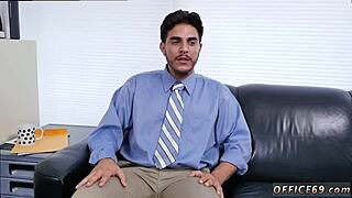 Gay boys having fun with handjobs and oral sex