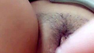 teen babe caught in solo action on cam