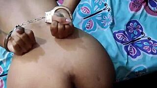 Unbelievable! My Neighbor Submissive Gets Oiled for BDSM Play