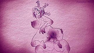 I love this hentai anime scene with Menchi from Hunter x Hunter