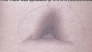 I love this hentai anime scene with Menchi from Hunter x Hunter