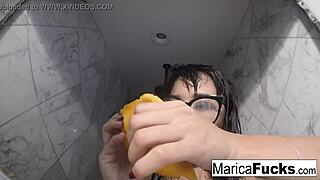 Hey, Marica Hase Looks Hot Masturbating in Sexy Lingerie by the Mirror