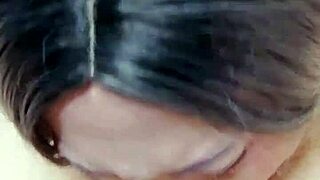 Crossdresser Challenges a Massive Cock in Bunny Outfit