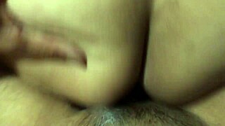 Riding hard cock while moaning loudly in pleasure