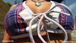 Give Me Pink Presents Sabina Blue Having Fun Alone Mastubating