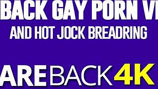 Artistic Gay Gets Rimjob And Blowjob From Bareback Hunk!