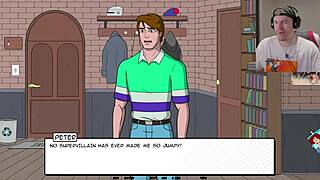 peter parker gets exposed during cosplay therapy session