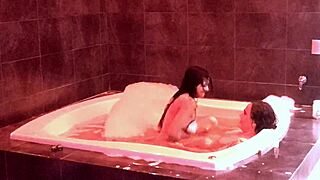 Latina Babe's Tits Bounce In Jacuzzi As She Rides Cock Moaning