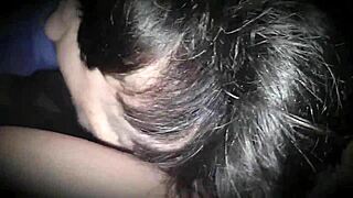 Sucking my man's cock and swallowing his cum