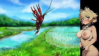 Finally confronting the sea devil in this hentai fishing game!