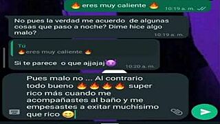 I chatted with my algebra classmate about her big ass, and we fucked at home with shaved pussy and muff diving