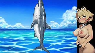 Finally confronting the sea devil in this hentai fishing game!