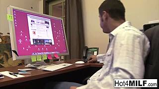 Hot Big-Titted Milf Drilled Hard by Young Stud