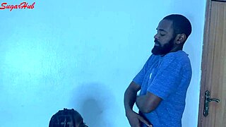 hot black girl gets crushed by massive black cock in hardcore scene