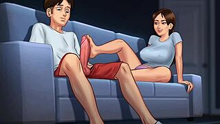 Summertime Saga Hentai Game with Big Tits Creampie Action!