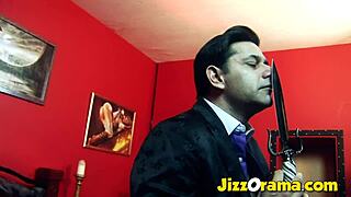 busty blonde in lingerie feels her pussy getting wrecked