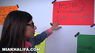 hey, mia khalifa, how do ya teach such expert cock sucking for blowjob lessons?