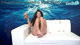 i'm shocked watching this brunette teen masturbate her nipples to orgasm on cam