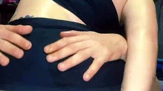 A delightful and intimate moment shared with the charming married woman named Milena in a private setting