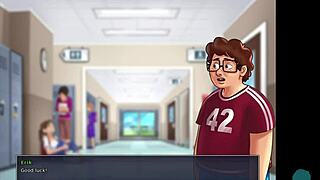 Asian Teacher's Tickling Pussy in Summertime Saga 30 POV