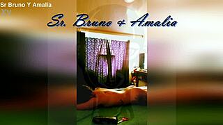 Colombian submissive Amalia endures intense bondage and spanking session.