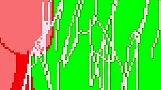 Hentai Blowjob Featuring A Massive Dick In Pixel Art Animation