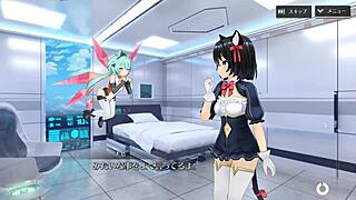 Koharu SSR Shows Off in Side Position Anime Scene