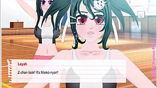 lets play umichan maiko in classroom cheating hentai game part 2