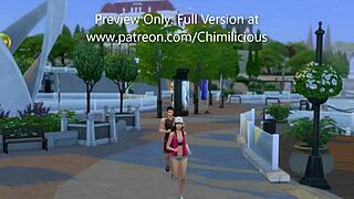 working out with my horny girlfriend turns into a blowjob outdoors