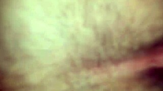 Black Milf Reveals Hairy Beaver and Feels Intense Pleasure