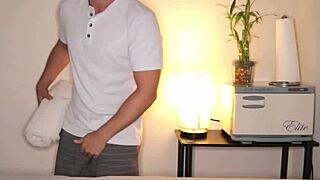 asian sex massage with handjob action unfolding in a relaxing session