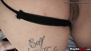 girls gets her butt stuffed in public pickup