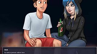 Let's play this hentai anime sex game together